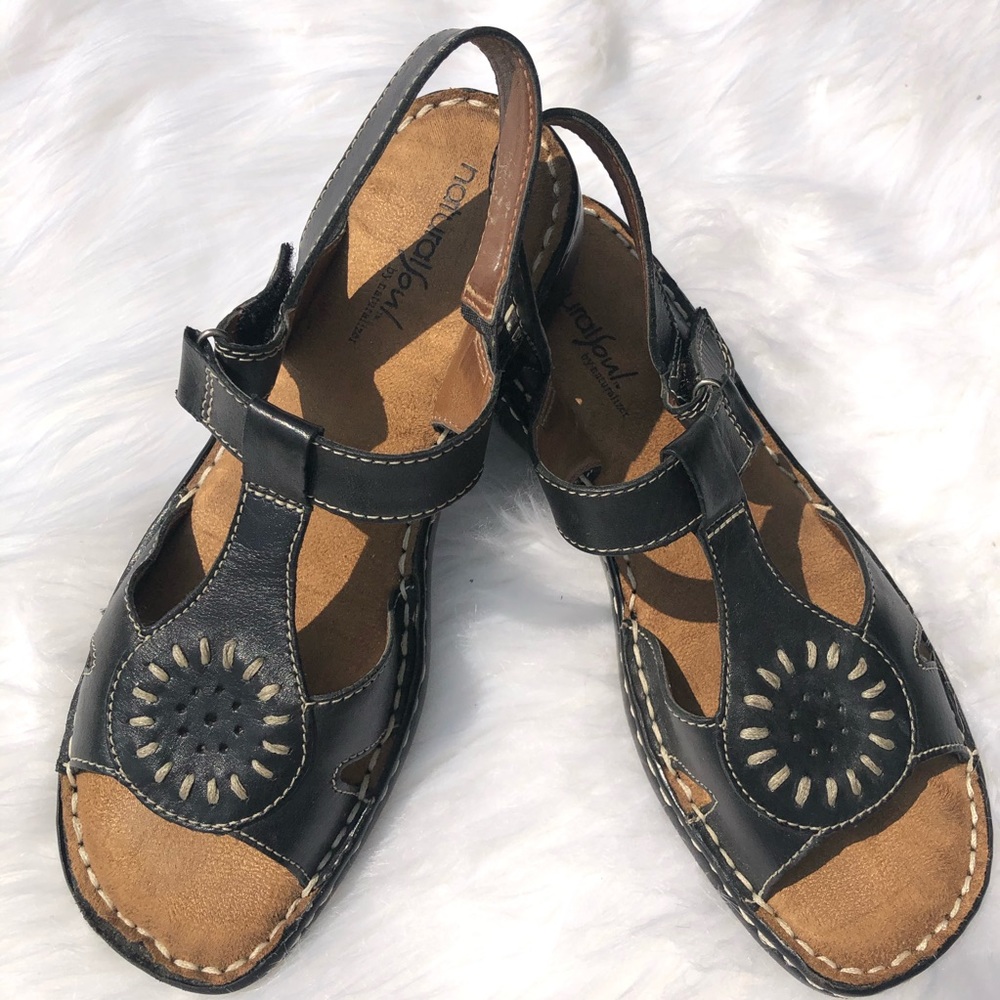 Natural Sole Naturalizer Sandals Boho Shoes - Picture 2 of 6